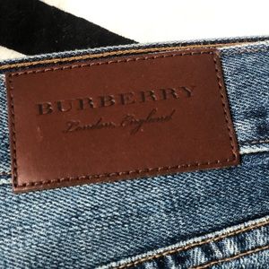 Burberry blue jeans